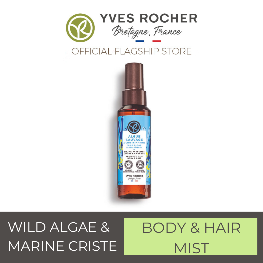 YVES ROCHER BODY AND HAIR MIST WILD ALGAE & MARINE CRISTE 100ML - 67697
