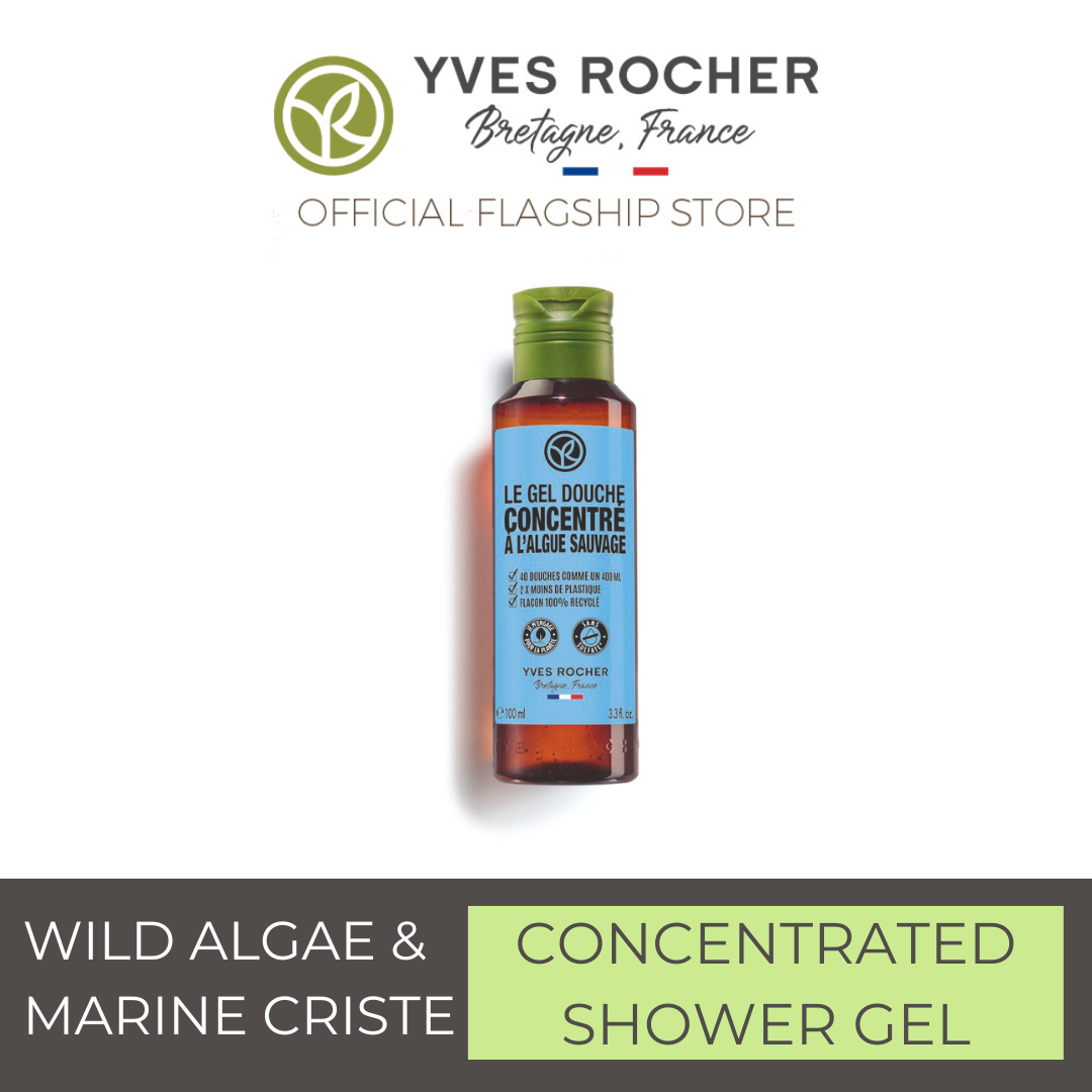 YVES ROCHER CONCENTRATED SHOWER GEL WILD ALGAE & MARINE CRISTE 100ML - 76882
