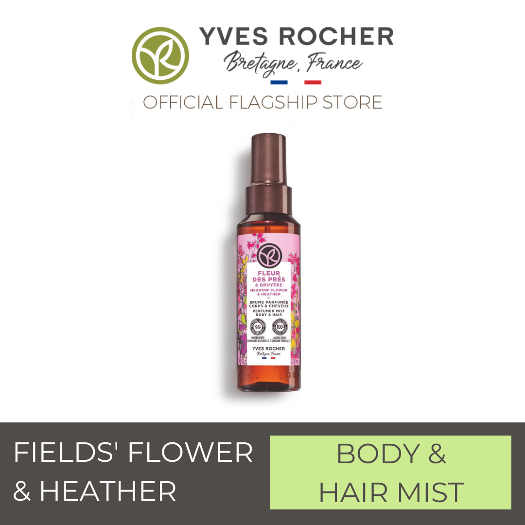 YVES ROCHER BODY AND HAIR MIST FIELDS' FLOWER & HEATHER 100ML - 68199