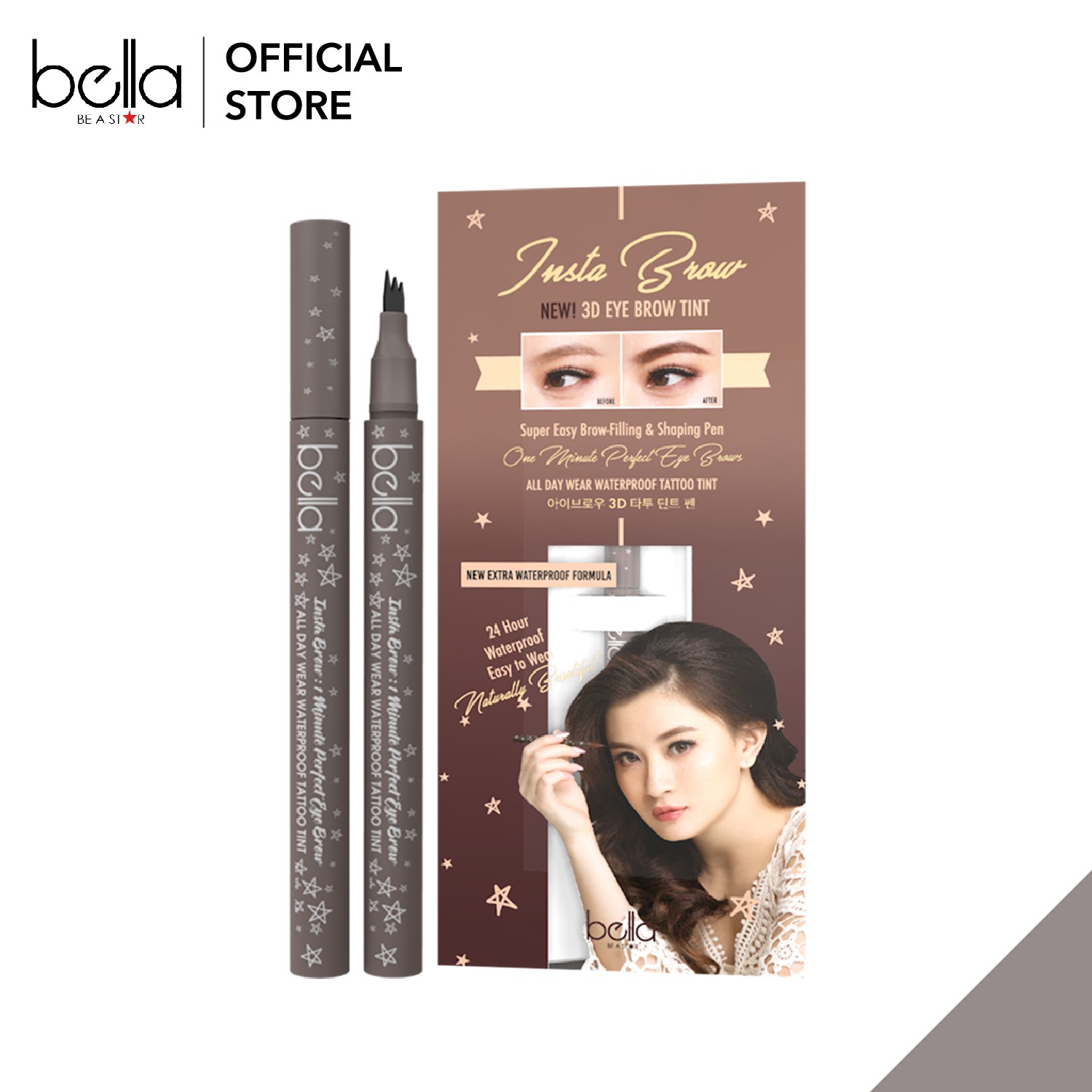 Bella InstaBrow 3D Tattoo Tint – Eyebrow Pen
