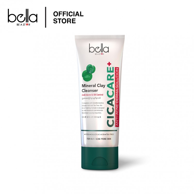 Bella Cicacare + Anti Acne Derma Solution Mineral Clay Cleanser