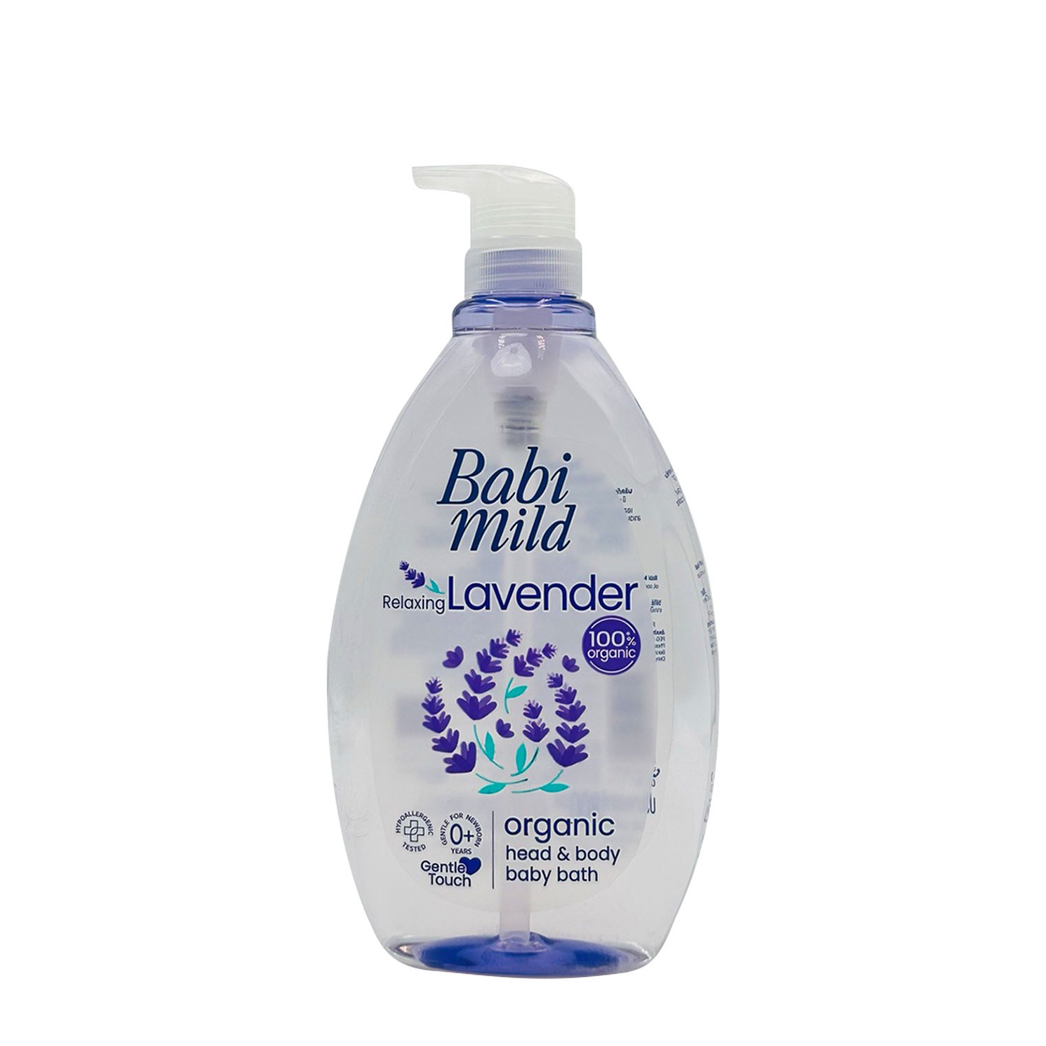 Babi Mild Organic Head & Body Baby Bath Relaxing Lavender 800 ml