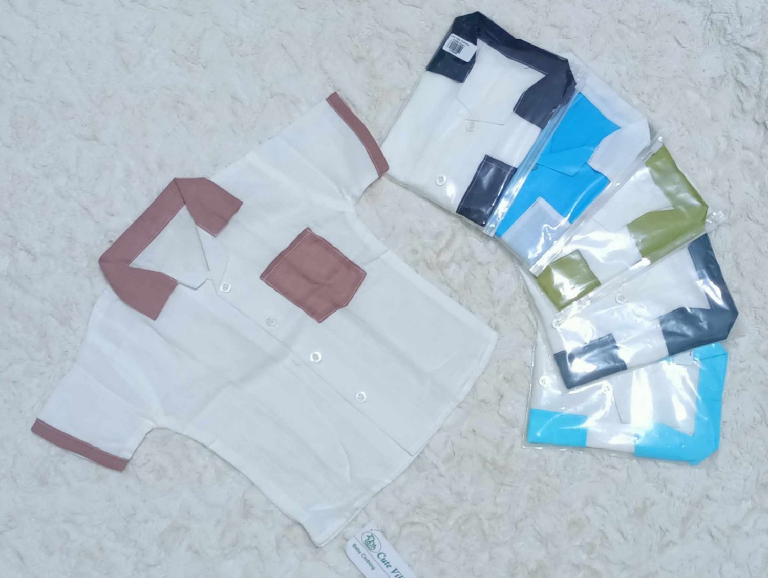(Buy 2 - get 25% off) Cute Villa 6M + Boy shirt