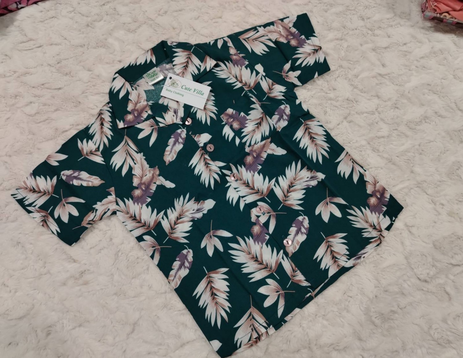 (Buy 2 - get 25% off) Cute Villa Summer Shirt Alice Blue