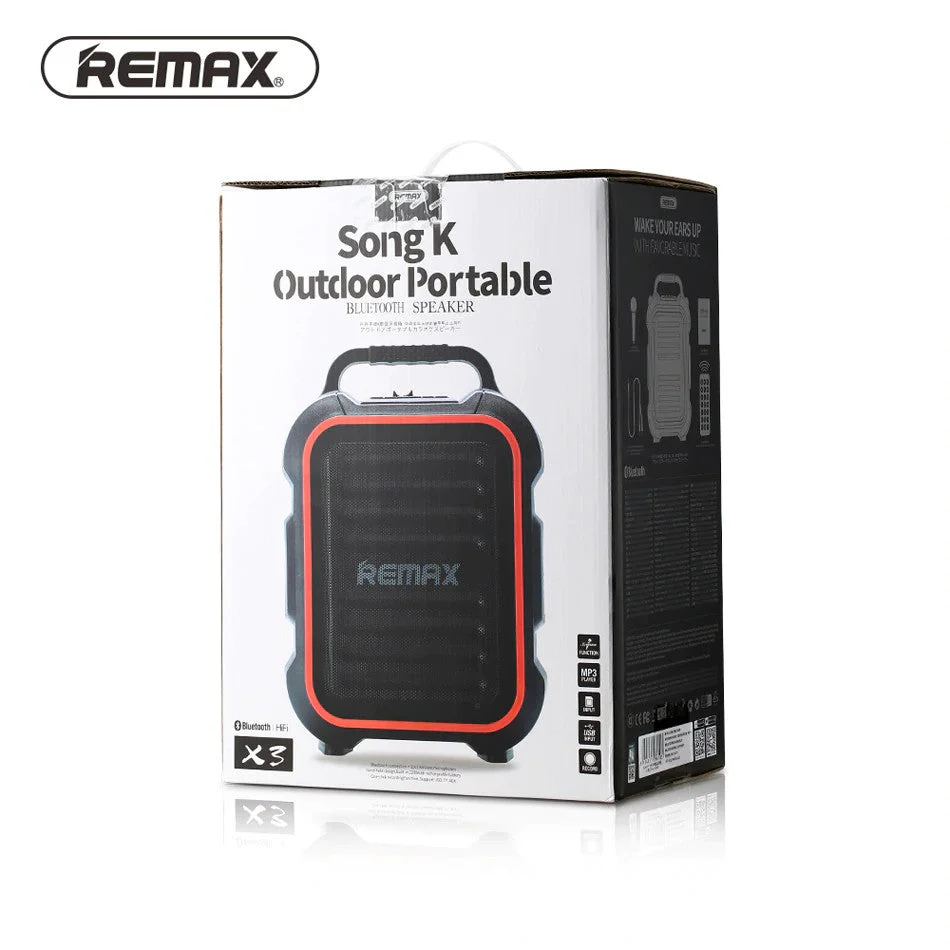 REMAX---RB-X3 3.0 SOUND K OUTDOOR PORTABLE BLUETOOTH SPEAKER