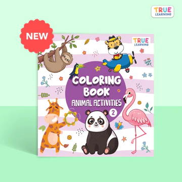 Animal Activities Coloring Book
