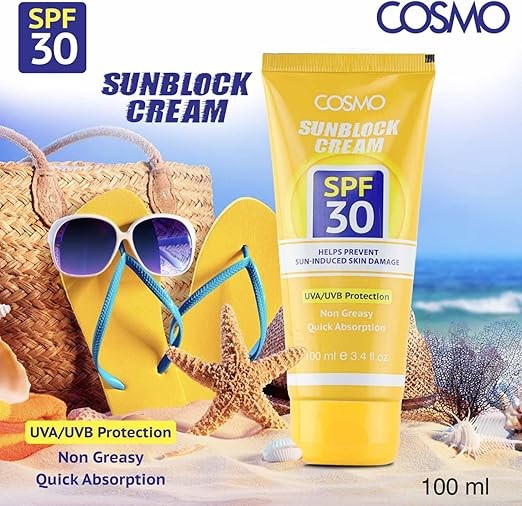 Cosmo Sunblock Cream SPF-30 100ml