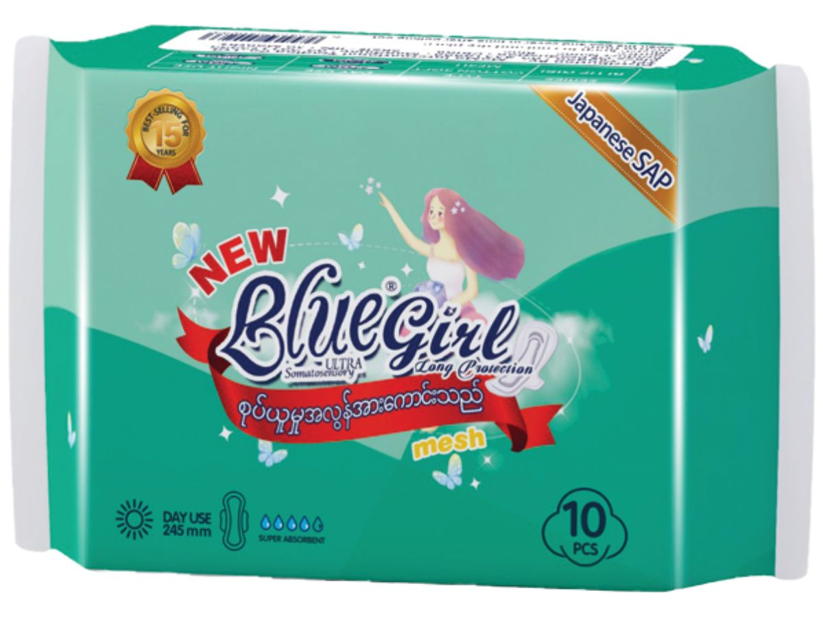 Blue Girl Mesh Sanitary Pads