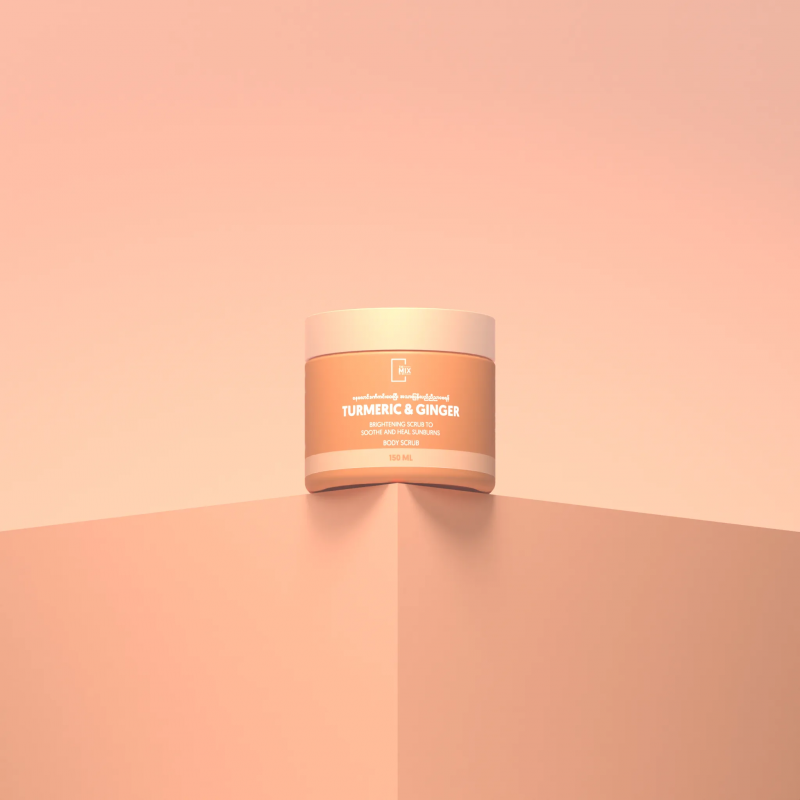 The Mix By Su - Mini Turmeric & Ginger Scrub (150ml)