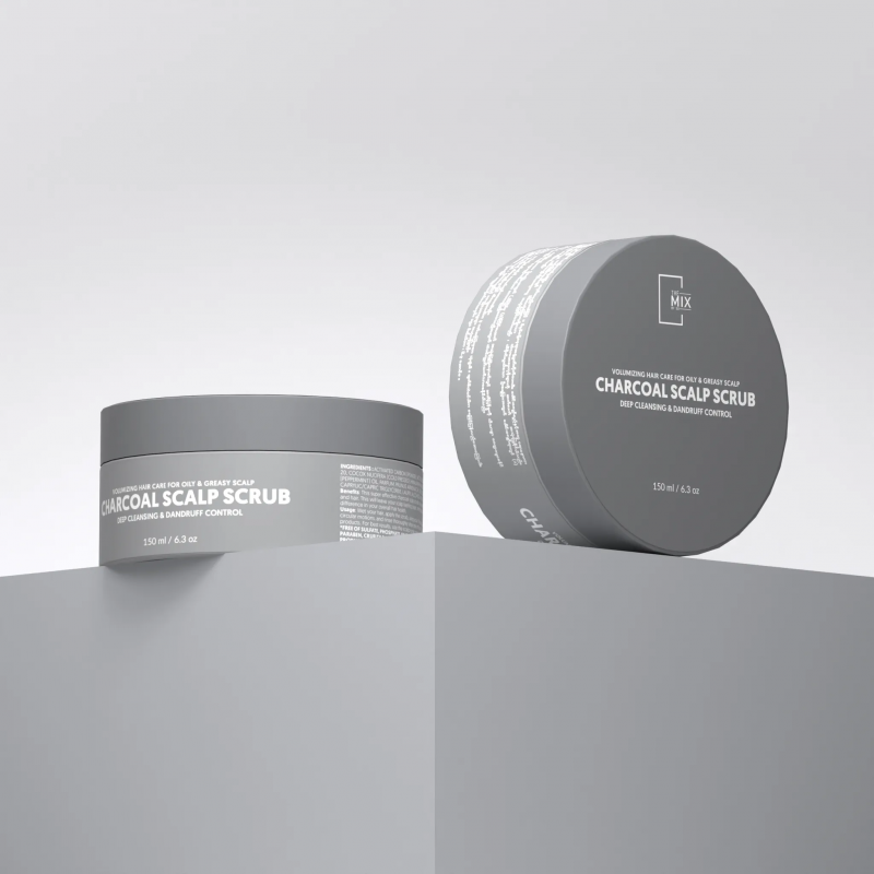 The MIX By Su -Charcoal Scalp Scrub for Men (150ml)