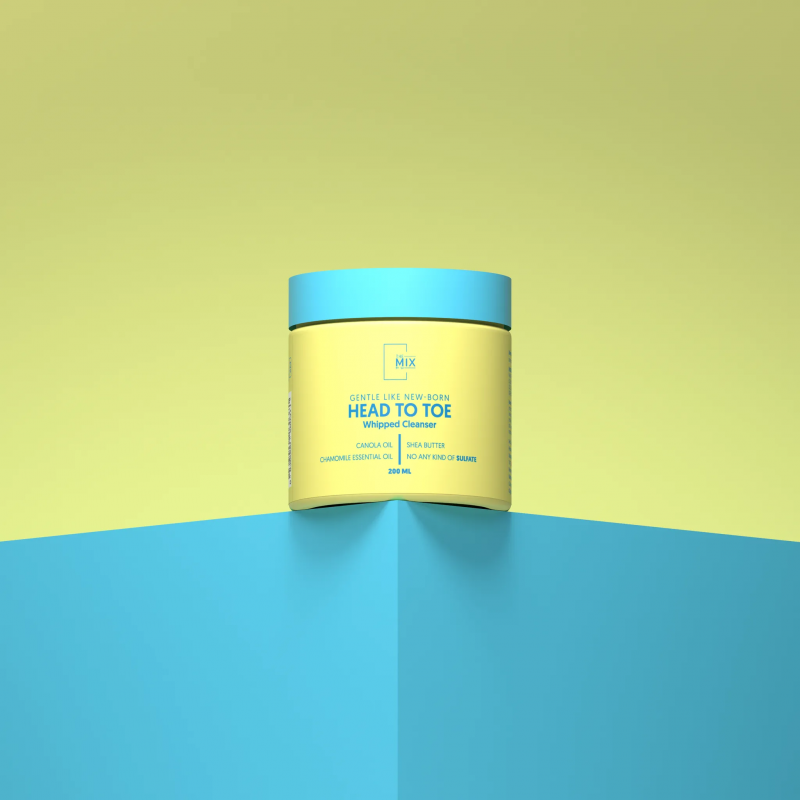 The Mix By Su-Head to Toe Cleanser Chamomile Whipped Cleanser(200ml)