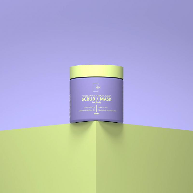 The Mix By Su-Scrub/Mask For Body Lavender Whipped Scrub (200ml)