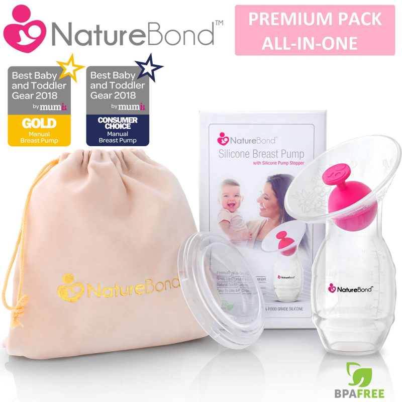 NatureBond Silicone Breast Pump Premium Pack