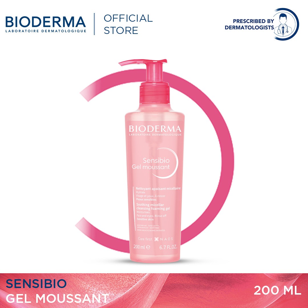 Bioderma Sensibio Facial Foam Cleanser ( Sensitive Skin & All Skin Types) - 200 ML