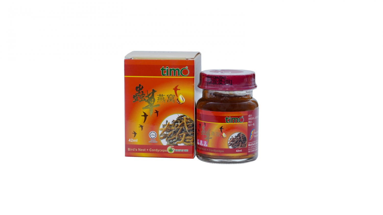 TIMO Bird's Nest Cordyceps - 6 Bottles