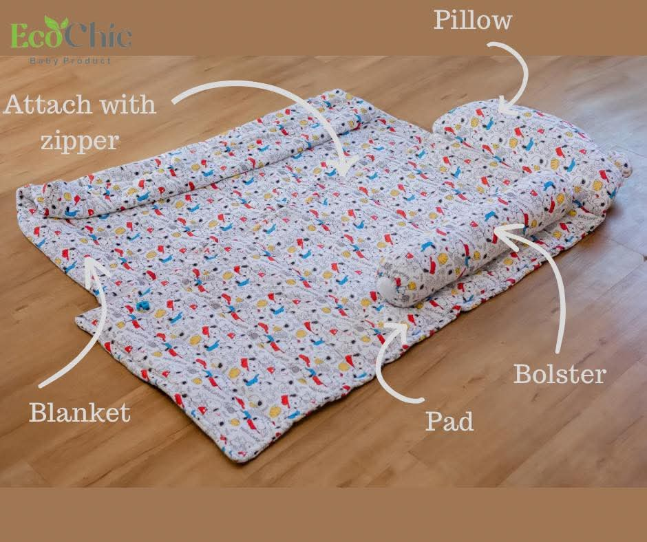 Ecochic portable school bedding set
