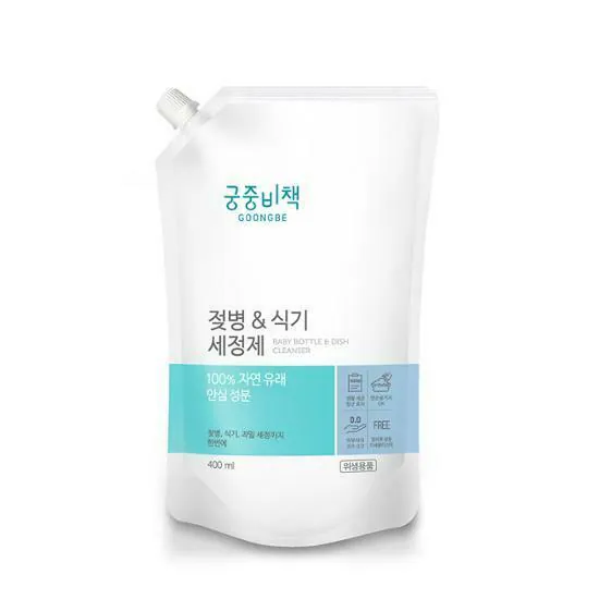 GOONGBE Baby Bottle & Dish Cleanser 400ml (Refill)