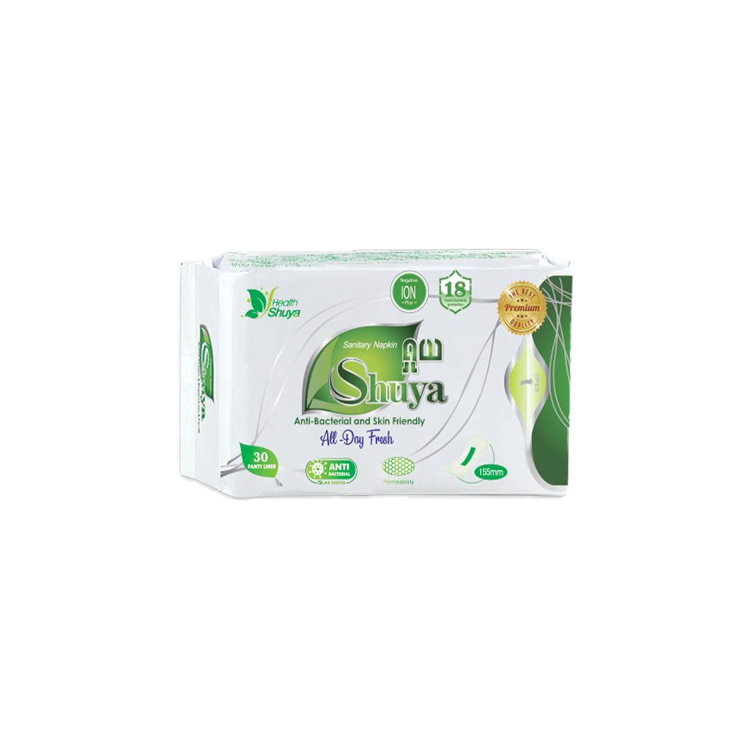 Shuya Sanitary Pad Panty Liner 155mm