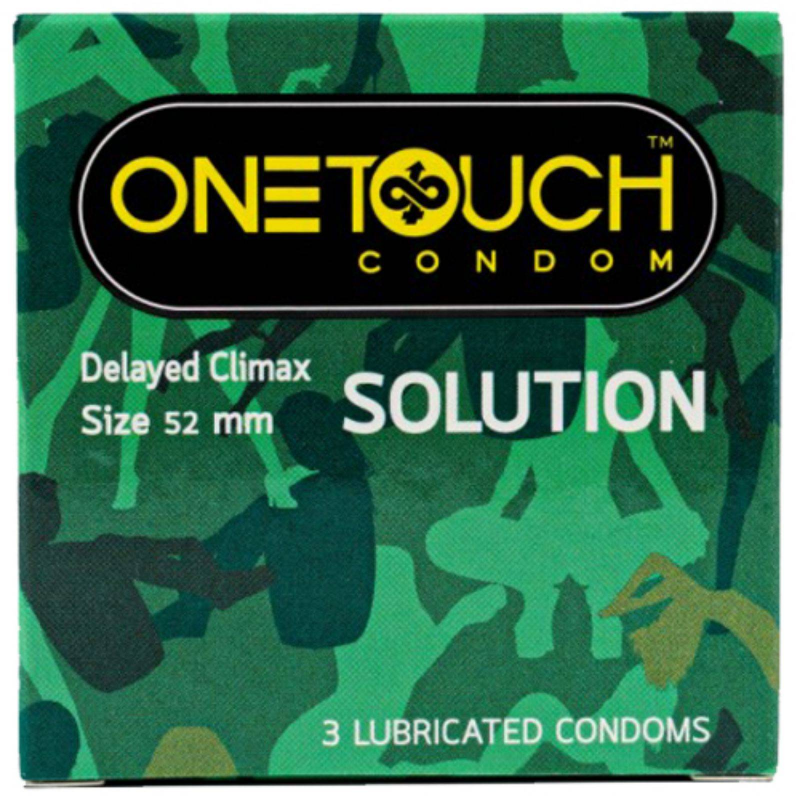OneTouch Condom Solution - 3pcs