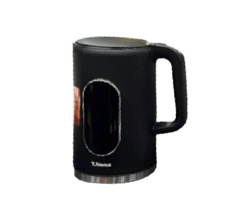 T-Home "1.7L digital kettle Outside plastic, inside SUS304 Stainless steel  220-240V~,50-60Hz, 1850-2200W" TH-KT8723GF(Black)