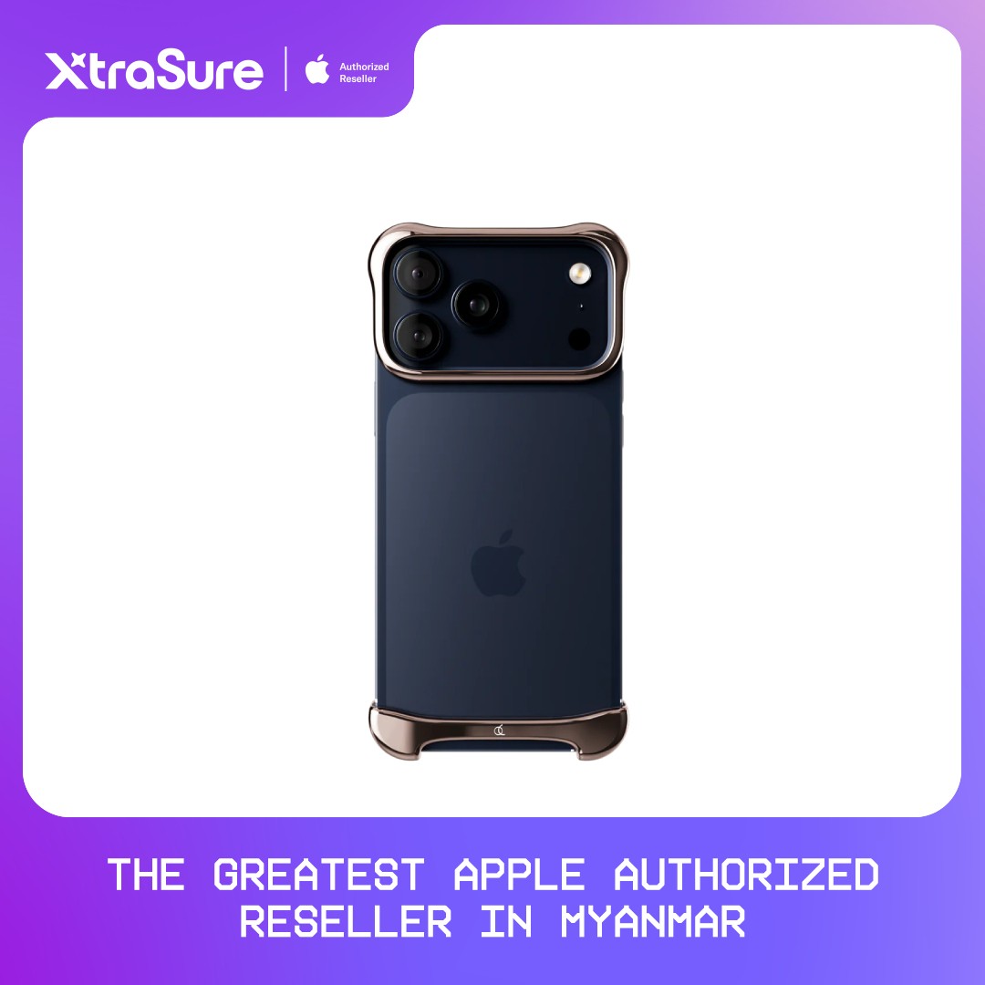 Xtrasure Arc Pulse Aluminum Polished Rose Bronze for iPhone 17 Pro Max (Rose)