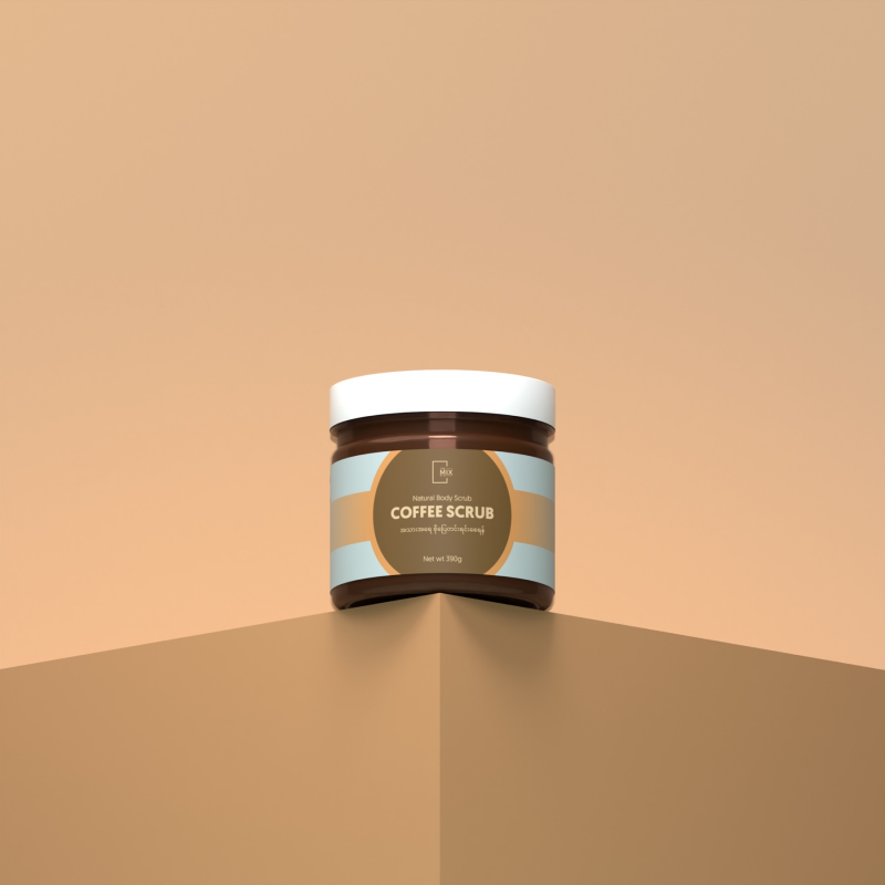 The Mix By Su - Coffee Scrub (390g) with container