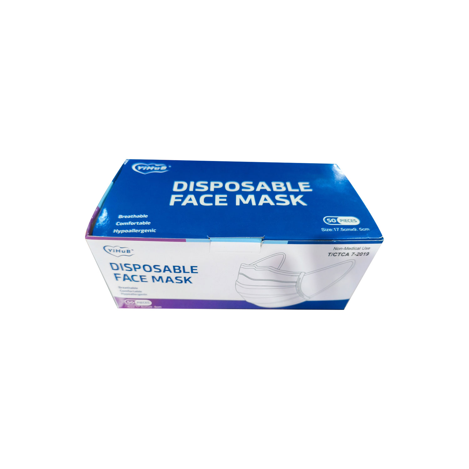 YiHub Disposable Face Mask - 50pcs