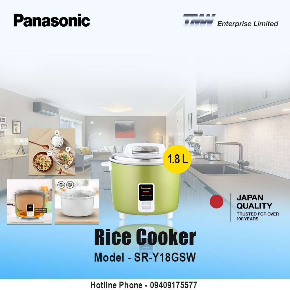 Panasonic Rice coocker  SR-Y18GSW