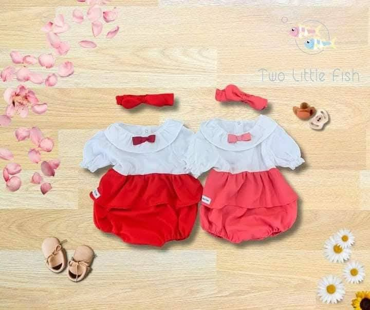 co co ethan Two Little Fish Cutie romper