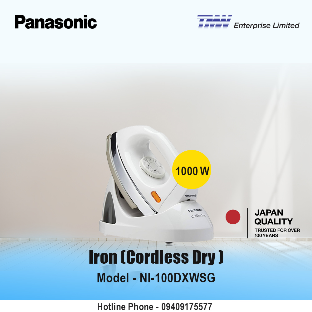 Panasonic Iron Iron (Cordless Dry ) NI-100DXWSG