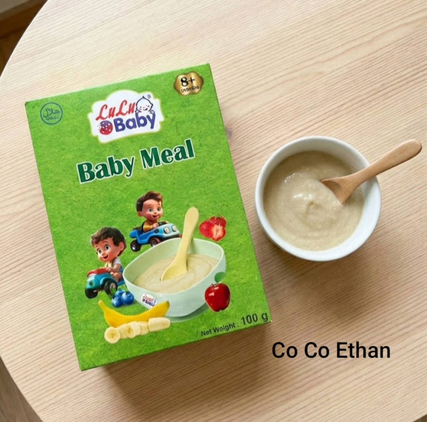 Co Co Ethan Lu Lu baby cereal  ( 8 လအထက် )