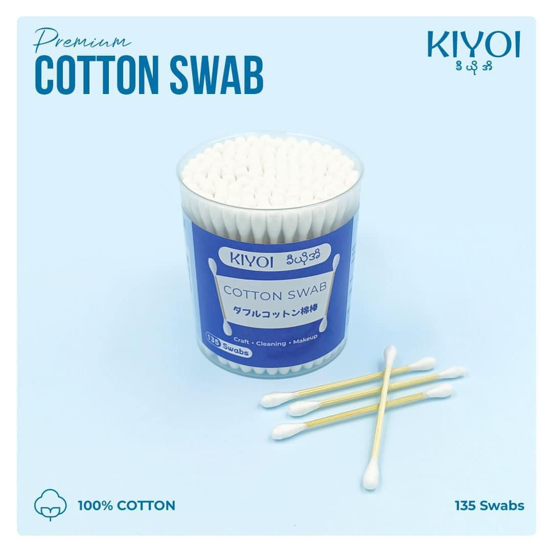(Buy Any Item Above 15000 Get Kiyoi ½ Sponge Cotton Pad)Kiyoi Cotton Swab 135