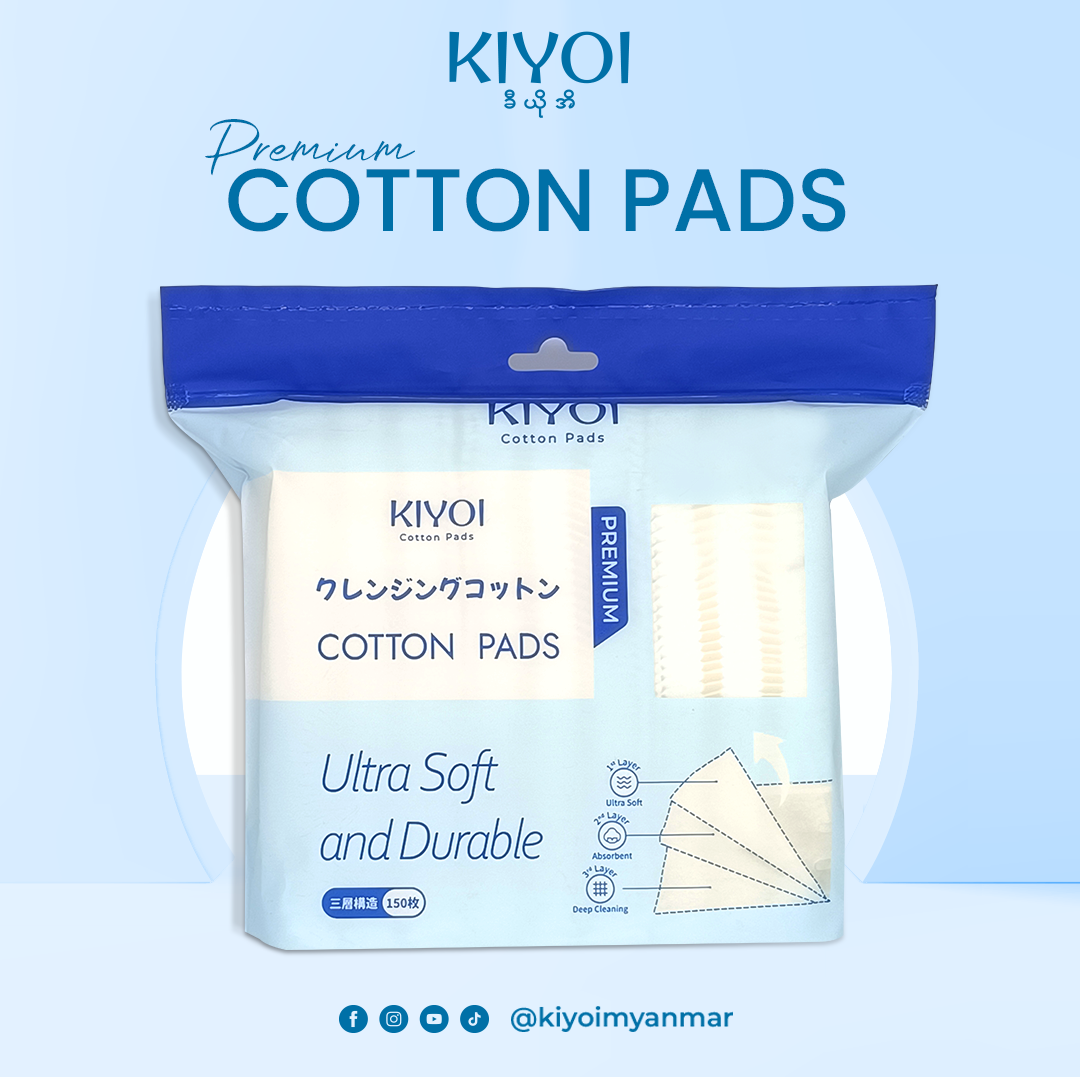 (Buy Any Item Above 15000 Get Kiyoi ½ Sponge Cotton Pad)Kiyoi Cotton Pads 150-01
