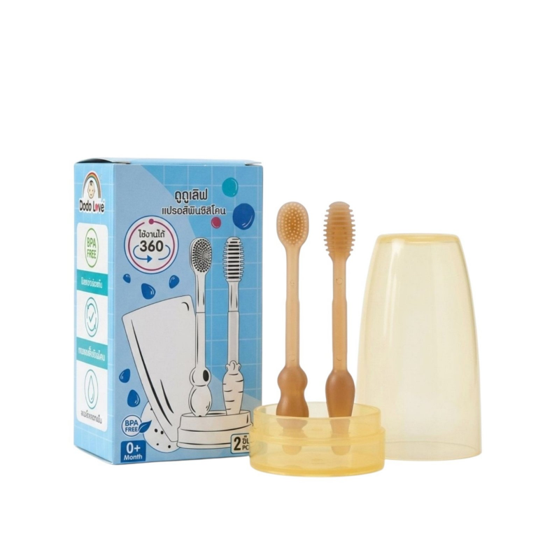 Baby Cele Dodolove Silicon Toothbrush(2pcs)(360°)