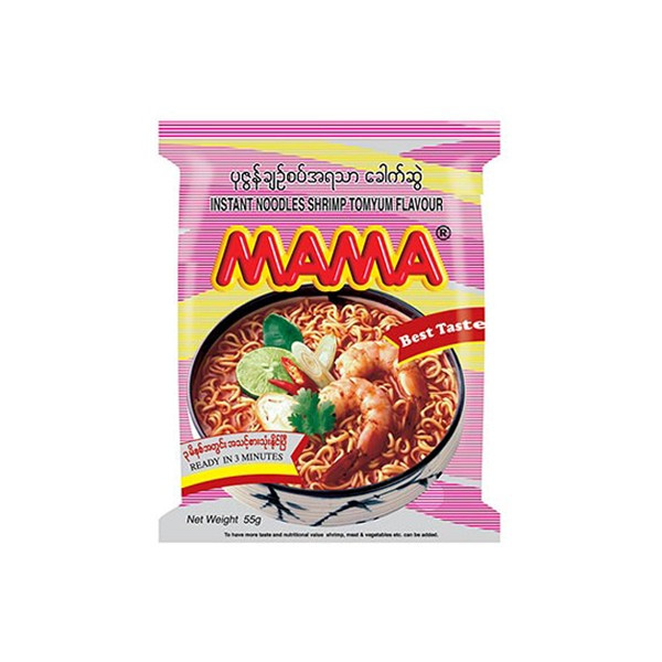 MAMA Shrimp Tom Yam Flavour Noodle - 55g