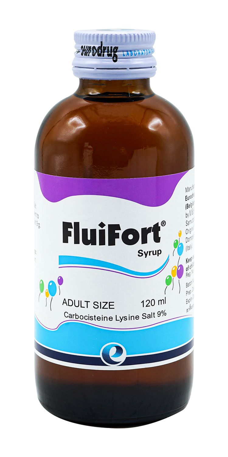 Fluifort Carbocysteine Lysine Salt Syrup - 120ml