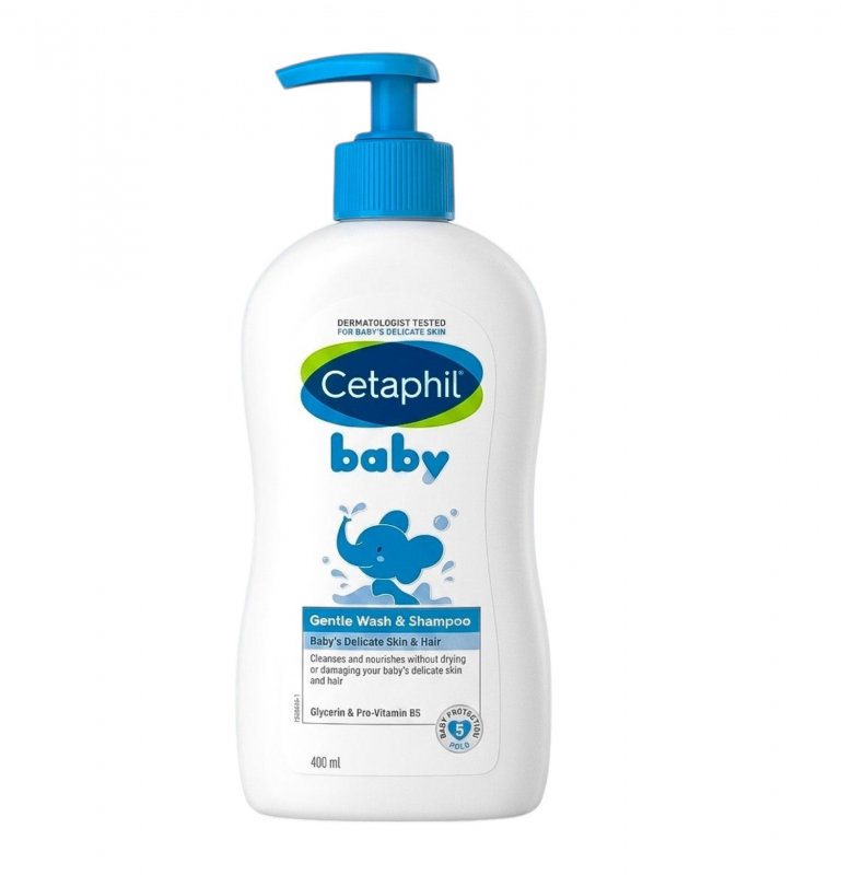 Baby Cele Cetaphill Wash & Shampoo (400ml)