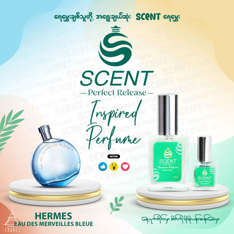 Scent Inspired Perfume Hermes Eau Des Merveilles Blue - 10ml