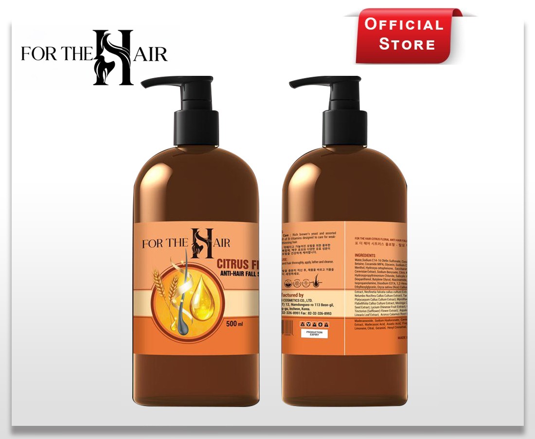 FOR THE HAIR CITRUS FLORAL ANTI HAIR FALL SHAMPOO - 500ml