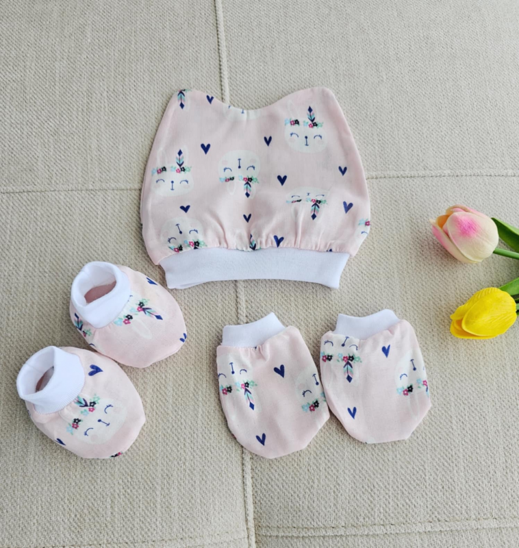 (Buy 2 - get 10% off) Grace Baby Product Bambooဦးထုတ်set(0-4)