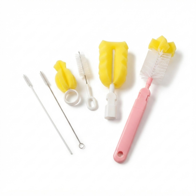 Baby Cele Duoladuobu Bottle & Nipple Brush Set