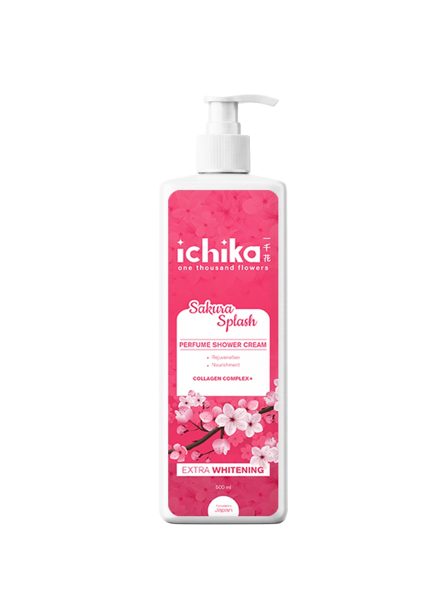 Ichika Perfume Shower Cream - Sakura Splash