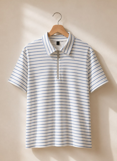 Marina Zip Polo Shirt -M607002PS