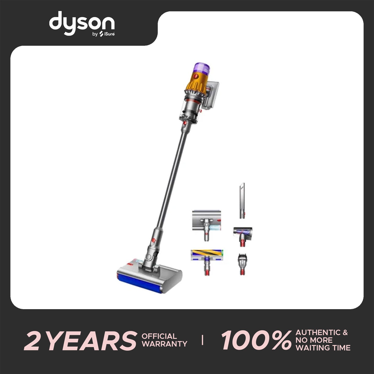 Dyson V12s Detect Slim Submarine Standard Edition (Yellow/Nickel)