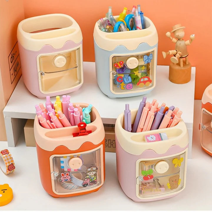 Lucky Bunny ချစ်စရာကောင်းပြီး စတိုင်ကျတဲ့ Desktop Storage Organizer