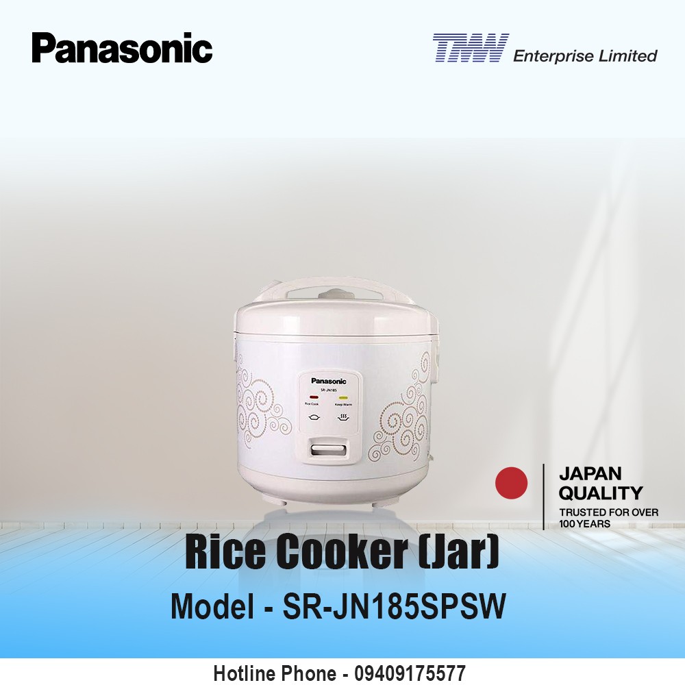 Panasonic Rice Cooker (Jar) (SR-JN185SPSW )