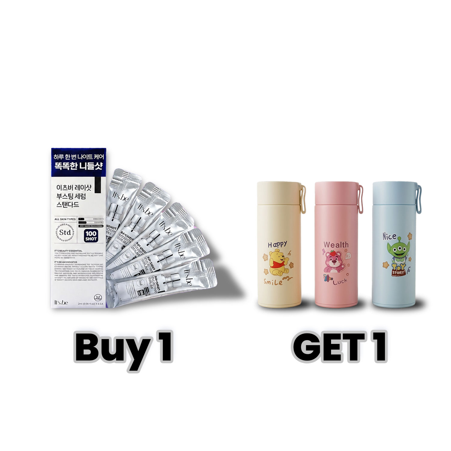 (Buy 1 Get Water Bottle)It's Be Ray-shot Boosting Serum - 2ml (1 BOX)