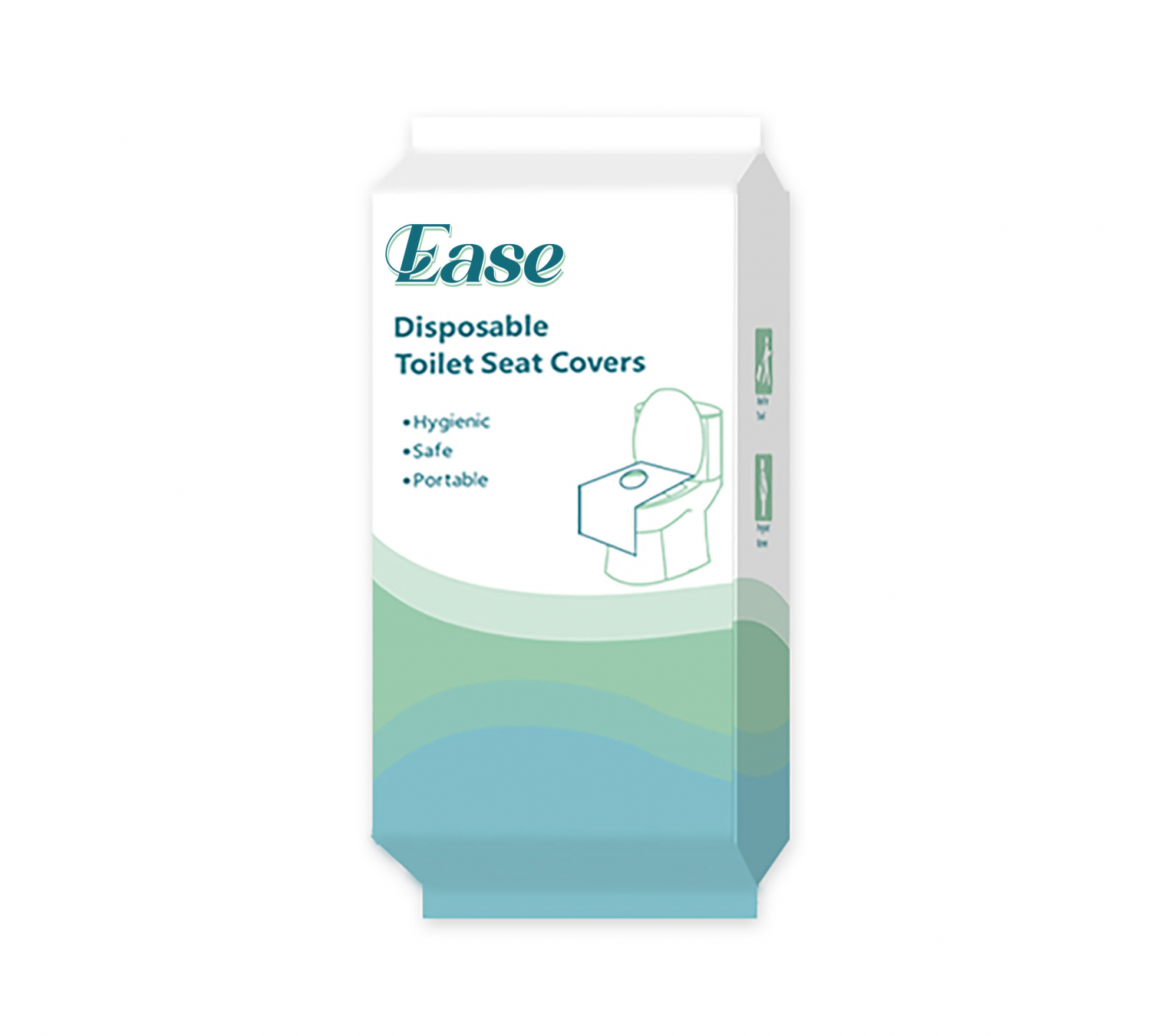 Ease Disposable Toilet Seat Cover(တစ်ခါသုံး ဘိုထိုင်အခင်း)
