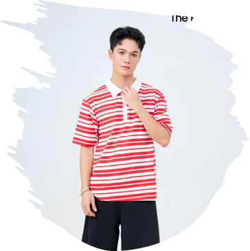 Stripe Polo Shirt M606003PS