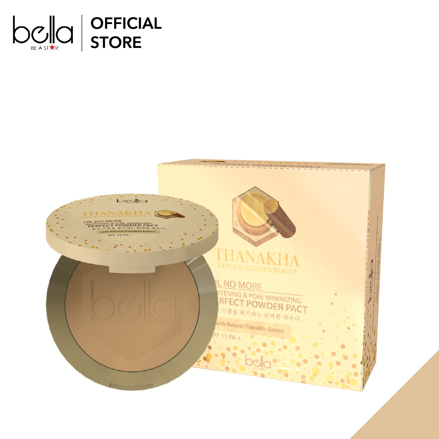 Bella Thanakha Oil No More – Perfect Powder Pact 4.5g